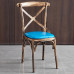 Vintage Dining Chairs Modern Iron Metal Backrest for Home BBQ Restaurant Hot Pot Cafe Tables and Chairs Vintage Dining Chairs Modern Iron Metal Backrest for Home BBQ Restaurant Hot Pot Cafe Tables and Chairs