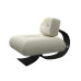 Modern Minimalist Unique Metal Fish Tail Lounge Chair Black Peach K Hotel Villa Living Room Single Sofa Modern Minimalist Unique Metal Fish Tail Lounge Chair Black Peach K Hotel Villa Living Room Single Sofa