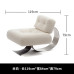 Modern Minimalist Unique Metal Fish Tail Lounge Chair Black Peach K Hotel Villa Living Room Single Sofa Modern Minimalist Unique Metal Fish Tail Lounge Chair Black Peach K Hotel Villa Living Room Single Sofa