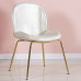 Nordic Iron Shell Beetle Dining Chair Leisure Restaurant Chair Luxury Metal Back Modern Home Comfortable Seating Chair Nordic Iron Shell Beetle Dining Chair Leisure Restaurant Chair Luxury Metal Back Modern Home Comfortable Seating Chair