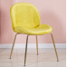 Nordic Iron Shell Beetle Dining Chair Leisure Restaurant Chair Luxury Metal Back Modern Home Comfortable Seating Chair Nordic Iron Shell Beetle Dining Chair Leisure Restaurant Chair Luxury Metal Back Modern Home Comfortable Seating Chair