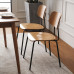 Iron Craft Italian Minimalist Dining Chair Nordic Chair Simple Luxury Milk Tea Shop Table Chair Coffee House Restaurant Chair Industrial Style