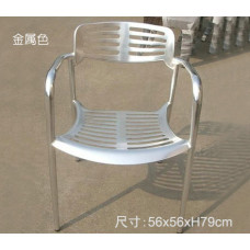 Scandinavian Luxury Dining Chairs with Cutout Iron Wire Grid Back Bar and Outdoor Chairs