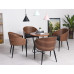 King Costes Coffee Chair,PU Or Real Leather Of Various Colors With Legs In Black Or Silver King Costes Coffee Chair,PU Or Real Leather Of Various Colors With Legs In Black Or Silver