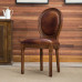 Vintage Leather Cowhide Solid Wood Dining Chairs for American Country Home Use Coffee Restaurant Manicure French Oak Chairs Vintage Leather Cowhide Solid Wood Dining Chairs for American Country Home Use Coffee Restaurant Manicure French Oak Chairs
