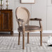 Vintage Leather Cowhide Solid Wood Dining Chairs for American Country Home Use Coffee Restaurant Manicure French Oak Chairs Vintage Leather Cowhide Solid Wood Dining Chairs for American Country Home Use Coffee Restaurant Manicure French Oak Chairs