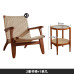 Wooden Wicker Armchair Home Living Room Balcony Backrest Chair Simple Single Sofa Chair Lazy Person Designer Wooden Wicker Armchair Home Living Room Balcony Backrest Chair Simple Single Sofa Chair Lazy Person Designer
