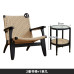Wooden Wicker Armchair Home Living Room Balcony Backrest Chair Simple Single Sofa Chair Lazy Person Designer Wooden Wicker Armchair Home Living Room Balcony Backrest Chair Simple Single Sofa Chair Lazy Person Designer