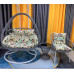 Hanging Basket Rattan Chair Recliner Rocking Chair Balcony Swing Hammock Chair Courtyard Double Hanging Chair Indoor Hanging Bed Home Decorative Hanging Orchid