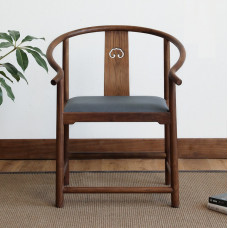 New Chinese Style Black Walnut and Redwood Solid Wood Circle Chairs Tea Chairs Master Chairs Official Hat Chairs Grandmaster Chairs Three Piece Set New Chinese Style Black Walnut and Redwood Solid Wood Circle Chairs Tea Chairs Master Chairs Official Hat Chairs Grandmaster Chairs Three Piece Set