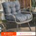 Outdoor Furniture Patio Rattan Chair Sofa Courtyard Villa Living Room Imitation Rattan Sofa Table Chair Combination Modern Sofa Outdoor Furniture Patio Rattan Chair Sofa Courtyard Villa Living Room Imitation Rattan Sofa Table Chair Combination Modern Sofa