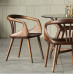 Black Walnut Solid Wood Round Chair New Chinese Tea Chair Nordic Designer Chair Modern Minimalist Backrest Chair Home Use Black Walnut Solid Wood Round Chair New Chinese Tea Chair Nordic Designer Chair Modern Minimalist Backrest Chair Home Use