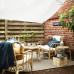 Fujisa Natural Rattan Japanese Sunroom Rattan Weave Courtyard SofaSet Indonesian Single Person Casual Hostel Rattan Chair
