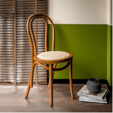 French American Real Wood Wicker Vintage Dining Chair Home Restaurant Balcony Armchair Patisserie Table Chair French American Real Wood Wicker Vintage Dining Chair Home Restaurant Balcony Armchair Patisserie Table Chair