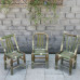 Old Style Bamboo Chair Handcrafted Rattan Chair Balcony Bamboo Stool Small Square Stool Low Stool Old Style Bamboo Chair Handcrafted Rattan Chair Balcony Bamboo Stool Small Square Stool Low Stool