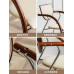 Scandinavian Mid Century Rustic Stainless Steel Designer Solid Wood Dining Chair Home Accent Cushioned Chair Luxury Table Chair Retro Vanity Chair Scandinavian Mid Century Rustic Stainless Steel Designer Solid Wood Dining Chair Home Accent Cushioned Chair Luxury Table Chair Retro Vanity Chair