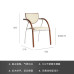 Scandinavian Mid Century Rustic Stainless Steel Designer Solid Wood Dining Chair Home Accent Cushioned Chair Luxury Table Chair Retro Vanity Chair Scandinavian Mid Century Rustic Stainless Steel Designer Solid Wood Dining Chair Home Accent Cushioned Chair Luxury Table Chair Retro Vanity Chair