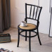 French Vintage Dining Chair Scandinavian Solid Wood Rattan Weave Table and Chair Home Dining Room Cafe Backrest Chair French Vintage Dining Chair Scandinavian Solid Wood Rattan Weave Table and Chair Home Dining Room Cafe Backrest Chair