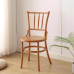 French Vintage Dining Chair Scandinavian Solid Wood Rattan Weave Table and Chair Home Dining Room Cafe Backrest Chair French Vintage Dining Chair Scandinavian Solid Wood Rattan Weave Table and Chair Home Dining Room Cafe Backrest Chair
