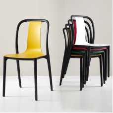 Nordic Plastic Chair Back Modern Simple Adult Dining Stackable Thick Home Table Chair Nordic Plastic Chair Back Modern Simple Adult Dining Stackable Thick Home Table Chair