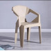 Outdoor Plastic Chair Stackable Armrest Chair Plus Thick Bench Home Leisure Dining Chair Snack Chair