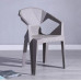 Outdoor Plastic Chair Stackable Armrest Chair Plus Thick Bench Home Leisure Dining Chair Snack Chair