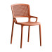 Nordic Plastic Chair Armrest Modern Simple Economical Indoor Outdoor Extra Thick Adult Dining Chair