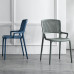 Nordic Plastic Chair Armrest Modern Simple Economical Indoor Outdoor Extra Thick Adult Dining Chair