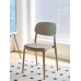 Modern Minimalist Stackable Dining Chairs for Home with Thick Plastic Backrests Modern Minimalist Stackable Dining Chairs for Home with Thick Plastic Backrests