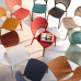 Modern Plastic Dining Chairs with Creative Hollow Back Nordic Shell Style Modern Plastic Dining Chairs with Creative Hollow Back Nordic Shell Style