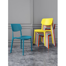 Modern Scandinavian Plastic Chair Stacking Bedroom Office Desk Stool White Modern Scandinavian Plastic Chair Stacking Bedroom Office Desk Stool White