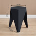 Home Plastic Stacking Nordic Round Thick Jellied Modern Dining Table Chair High Bench Home Plastic Stacking Nordic Round Thick Jellied Modern Dining Table Chair High Bench