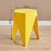 Home Plastic Stacking Nordic Round Thick Jellied Modern Dining Table Chair High Bench Home Plastic Stacking Nordic Round Thick Jellied Modern Dining Table Chair High Bench