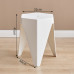 Home Plastic Stacking Nordic Round Thick Jellied Modern Dining Table Chair High Bench Home Plastic Stacking Nordic Round Thick Jellied Modern Dining Table Chair High Bench