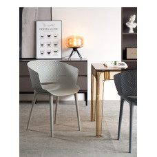 Luxury Plastic Backrest Dining Chairs Bedroom Vanity Negotiation Chair Hollow Library Leisure Stool Luxury Plastic Backrest Dining Chairs Bedroom Vanity Negotiation Chair Hollow Library Leisure Stool