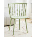 Modern minimalistic dining room chairs conversation French Windsor plastic thick creative cream style chairs Modern minimalistic dining room chairs conversation French Windsor plastic thick creative cream style chairs