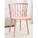 Modern minimalistic dining room chairs conversation French Windsor plastic thick creative cream style chairs Modern minimalistic dining room chairs conversation French Windsor plastic thick creative cream style chairs