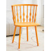 Modern minimalistic dining room chairs conversation French Windsor plastic thick creative cream style chairs Modern minimalistic dining room chairs conversation French Windsor plastic thick creative cream style chairs