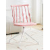 Modern minimalistic dining room chairs conversation French Windsor plastic thick creative cream style chairs Modern minimalistic dining room chairs conversation French Windsor plastic thick creative cream style chairs