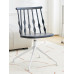 Modern minimalistic dining room chairs conversation French Windsor plastic thick creative cream style chairs Modern minimalistic dining room chairs conversation French Windsor plastic thick creative cream style chairs