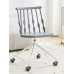Modern minimalistic dining room chairs conversation French Windsor plastic thick creative cream style chairs Modern minimalistic dining room chairs conversation French Windsor plastic thick creative cream style chairs