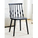 Modern minimalistic dining room chairs conversation French Windsor plastic thick creative cream style chairs Modern minimalistic dining room chairs conversation French Windsor plastic thick creative cream style chairs