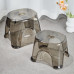 Plastic Stool Transparent Acrylic Chair Children Round Stool Thick Small Chair Plastic Stool Transparent Acrylic Chair Children Round Stool Thick Small Chair