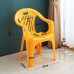 Thick Plastic Backrest Chair Dining Table Chair Stool Simple Armchair Beach Chair Home Adult Dining Chair