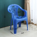 Thick Plastic Backrest Chair Dining Table Chair Stool Simple Armchair Beach Chair Home Adult Dining Chair