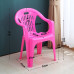 Thick Plastic Backrest Chair Dining Table Chair Stool Simple Armchair Beach Chair Home Adult Dining Chair