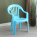 Thick Plastic Backrest Chair Dining Table Chair Stool Simple Armchair Beach Chair Home Adult Dining Chair