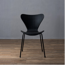 Scandinavian Minimalist Home Dining Chair Outdoor Design Plastic Surface Metal Foot Ant Chair Number Seven Chair Scandinavian Minimalist Home Dining Chair Outdoor Design Plastic Surface Metal Foot Ant Chair Number Seven Chair