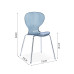 Scandinavian Transparent Acrylic Modern Minimalist Crystal Makeup Chair Plastic Dining Chair