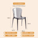 Nordic Transparent Dining Chair Makeup Stool Modern Minimalist Crystal Bench Acrylic Chair